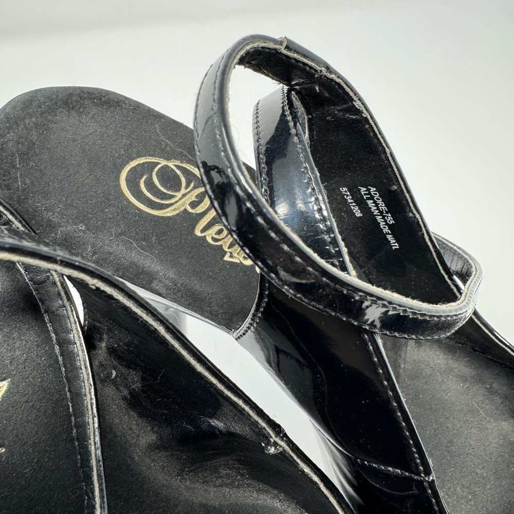 Pleaser USA adore 755 Black Platform Heels - Sz 7 Great Condition - Picture 4 of 5